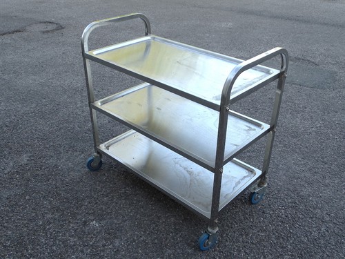 Tier stainless steel trolley - tier,