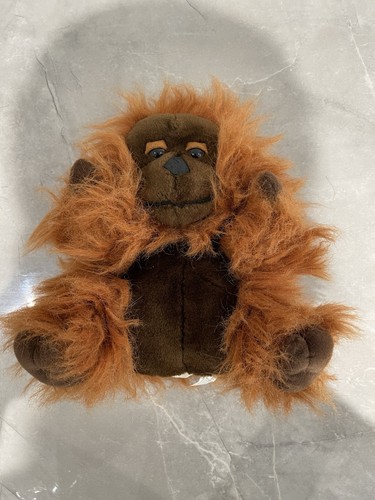 Orange gorilla orangutan plush - orange,