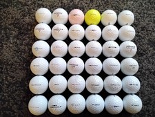 PINNACLE ASSTD GOLF BALLS X36 PEARL/GRADE A/B USED ●●LOOK●● FREE P&P