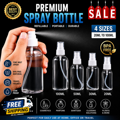 Mini fine mist spray - spray, bottle
