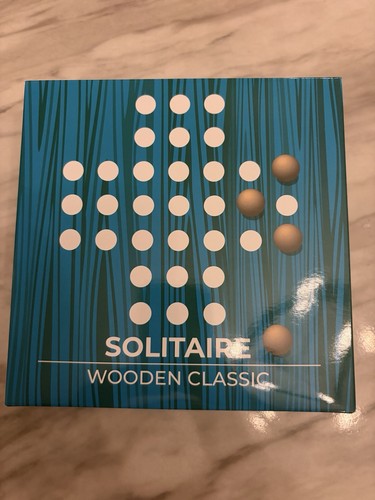 Solitaire game wooden - solitaire,