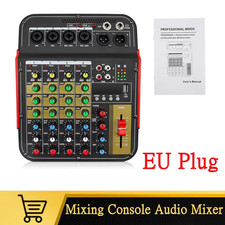 6-Channel Audio Mixer Outdoor Conference Audio USB Bluetooth-Compatible Reverb A