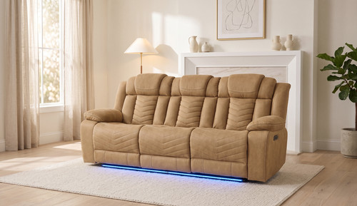 Zeus fabric electric recliner - fabric,