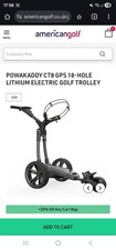 Powakaddy CT8 GPS Electric