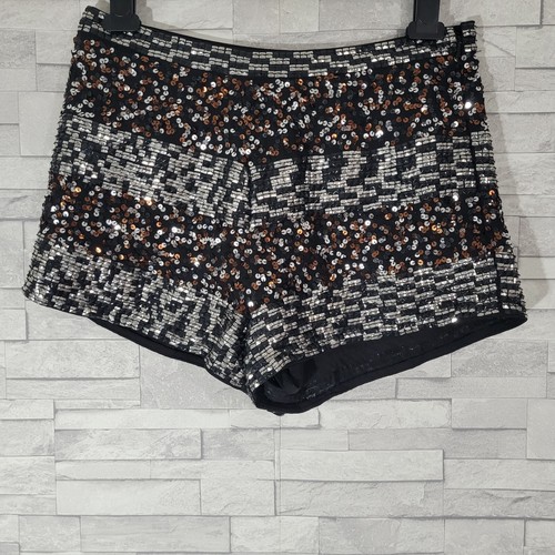 Ladies topshop shorts silver - topshop,