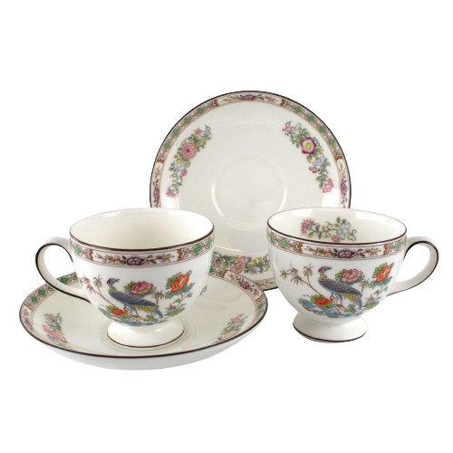 Wedgwood kutani crane pair - kutani,