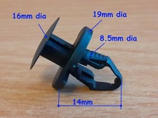 10x For Vauxhall Fastener