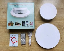 14-20cm Electric Remote Control Rotating Turntable Display Cordless Rechargeable