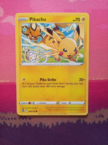 Pokemon card pikachu - pokemon,
