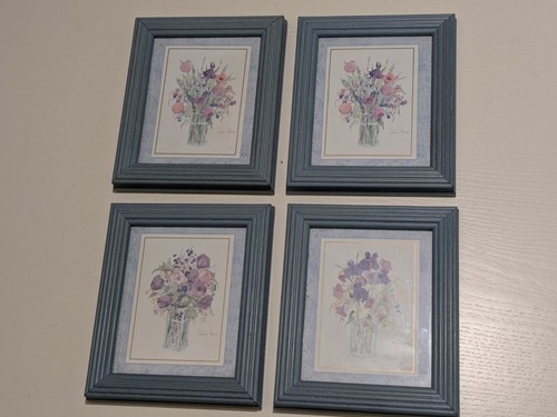 Framed floral prints - 4,