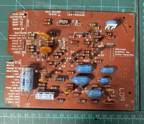 Hammond organ rhythm - organ, pcb