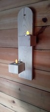Handmade Wooden Wall Sconce