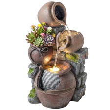 Outsunny Outdoor Fountain with