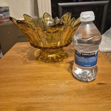 Vintage Art Deco Amber Glass