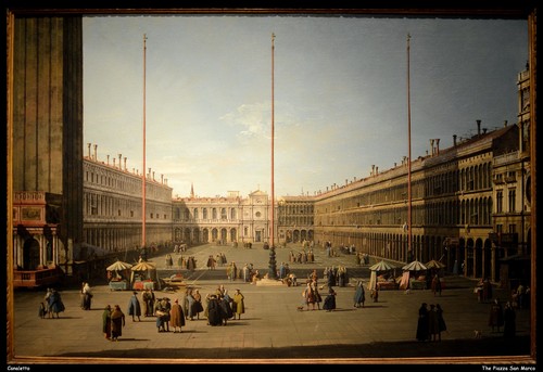 Canaletto the piazza san - canaletto,