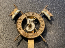 5th Lancers  Cap Badge