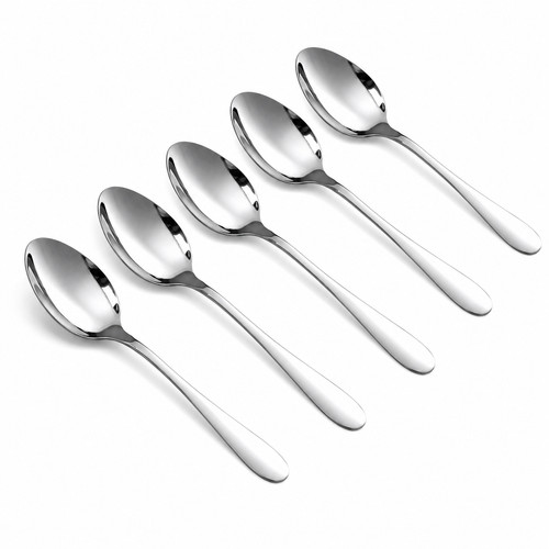 Stainless steel teaspoons - steel,