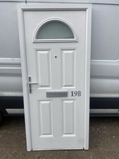 Used Upvc White Front,Back,Garage,Mancave Composite Door 