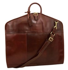 Luxury Leather Suit Carrier