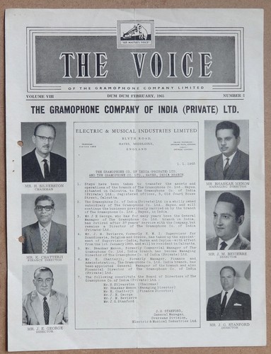 The voice hmv gramaphone - voice,