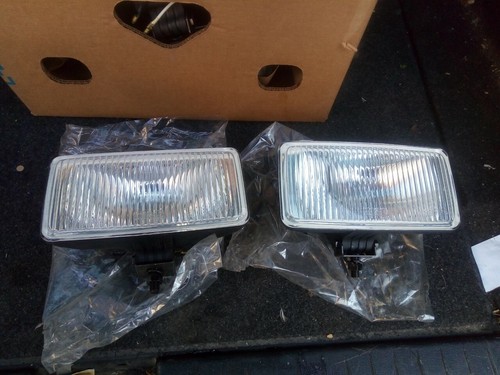 Pair vintage car fog - of,