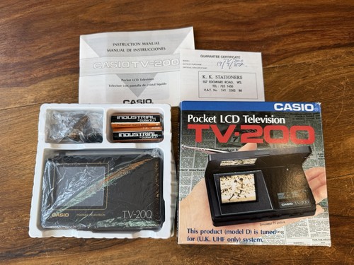 Retro vintage casio tv200 - retro,
