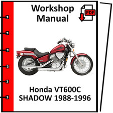 HONDA VT600C SHADOW 1988 1989