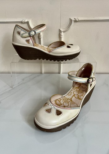 Fly london cream leather - london,