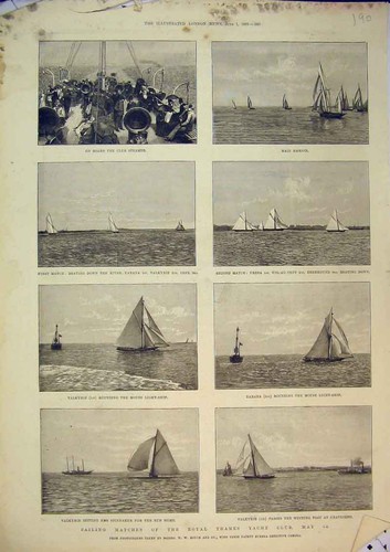 Original old antique print - original,