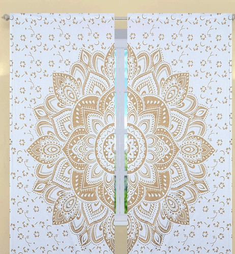 Indian mandala curtain cotton - mandala,