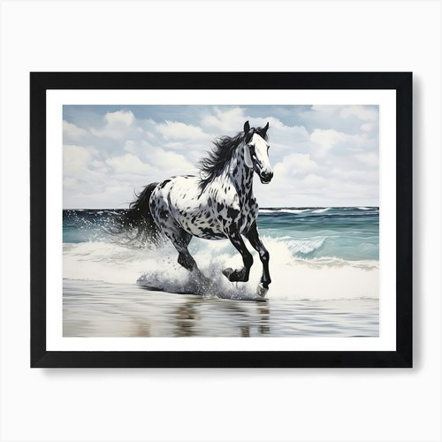 Horse oil painting - a, seven