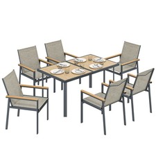 Outsunny 7 Piece Garden Dining