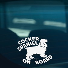 COCKER SPANIEL ON BOARD