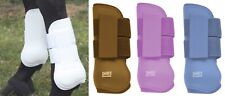 SHIRES OPEN FRONTED TENDON BOOTS PONY HORSE PROTECTION EVENTING SHOW JUMPING