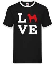 Love Akita Dog Silhouette -