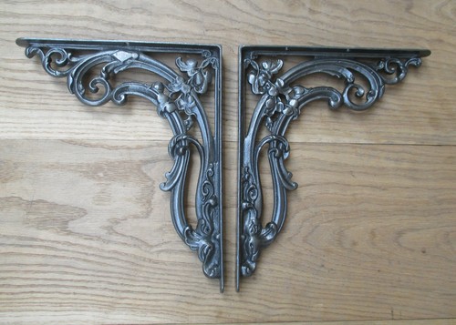 Pair large cast iron - large,