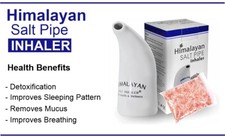 Himalayan Salt Inhaler for Asthma Patient Salt Pipe Crystals Salt Anti Bacterial