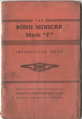 Bond minicar mark - mark, original