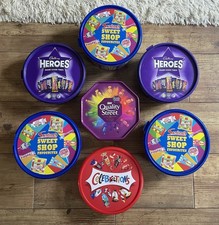 7x Swizzels / Celebrations / Quality Street Advertising Sweet Tubs Storage Cakes