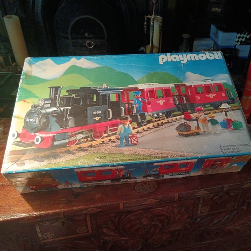 Playmobil train set - set, boxed