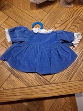 Cabbage Patch Doll Blue Dress 1980s Vintage Coleco