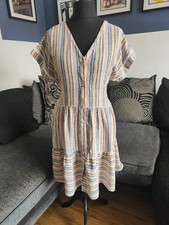 Next Stripe Summer Linen Dress
