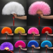 New Feather Folding Fans Hand