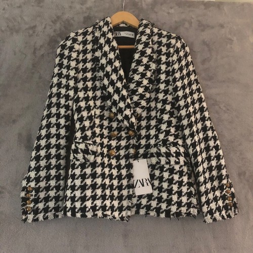 Zara blazer bnwt black white - bnwt,