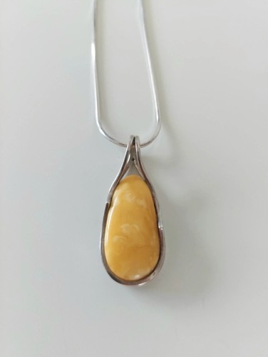 Polish amber pendant and - polish,