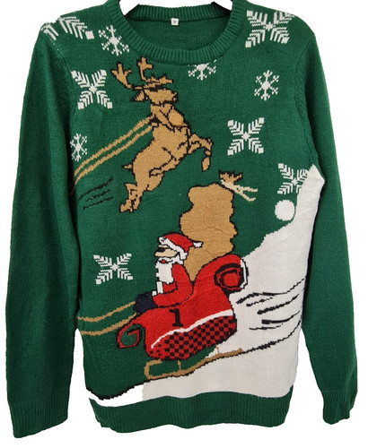 Xmas jumper santa chest - xmas,