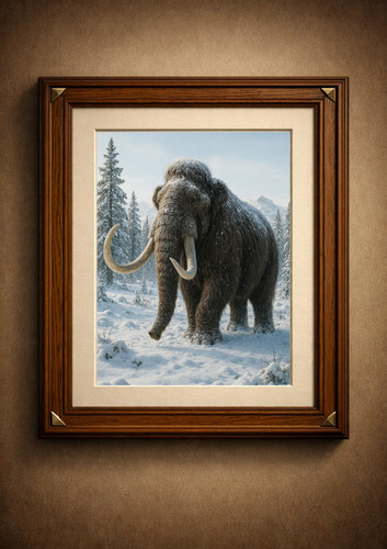 Woolly mammoth snowy - woolly,