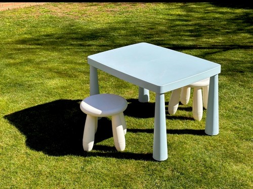 Ikea mammut kids - table, (blue)