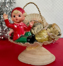 Vintage Elf Pixie Seashell Art