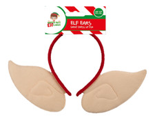 Elf Ears Headband - One Size Adults Kids Christmas Xmas Fancy Dress Hat Elves